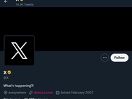 Twitter-account @X