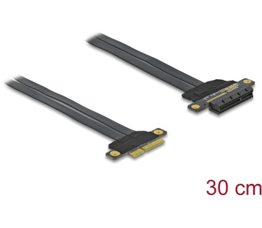 Delock 85768 Riser Card PCI Express x4 to x4 with flexible cable 30 cm