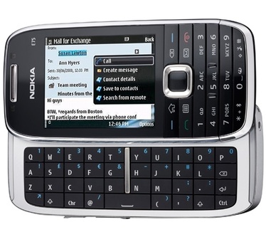 Nokia E75 Zwart