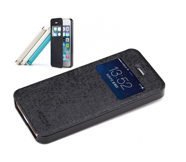 Rock ROCK Leather case Apple iPhone 5 en 5S (EXCEL Serie black)