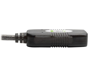 Techly Active Extension Cable USB 2.0 Hi-Speed 10m IUSB-REP10TY Zwart