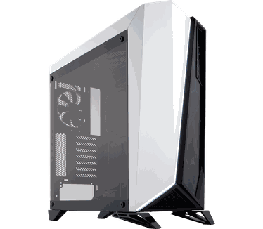 Corsair Carbide Series® SPEC-OMEGA Tempered Glass Mid-Tower ATX Gaming Case - Black/White