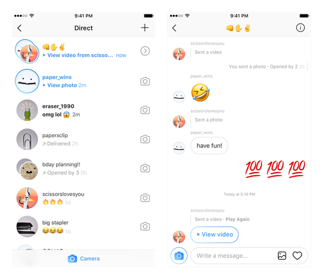 Instagram Direct