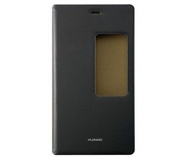 Huawei P8 Flip Cover View Zwart