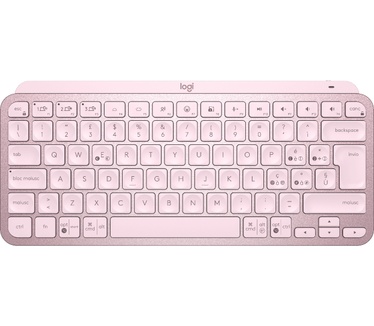 Logitech MX Keys Mini, Qwerty Italiaans, Roze