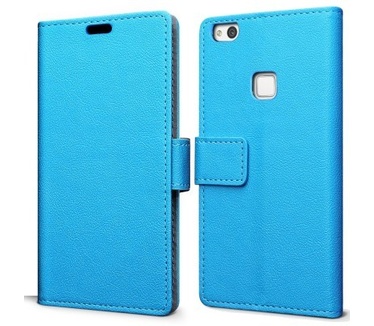 qMust Huawei P10 Lite Wallet Hoesje Blauw