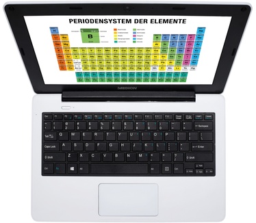 Medion Akoya AKOYA E11201 Onderwijs Notebook, Intel Celeron, Windows 10 Pro Education N, 29,5 cm (11,6'') HD Display, 4 GB RAM, 128 GB Flash