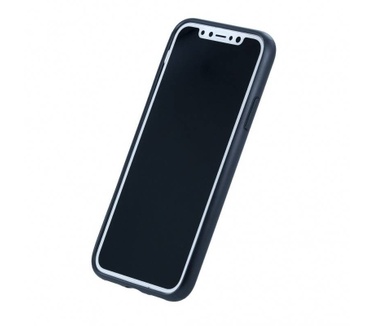 BMW Originele Carbon Stripe Back Cover Hoesje voor de Apple iPhone X / XS - Zwart  Zwart