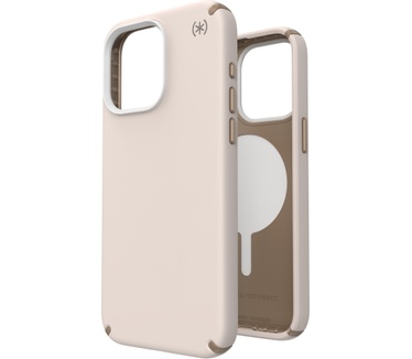 Speck Presidio2 Pro + MS Apple iPhone 15 Pro Max Bleached Bone - with Microban