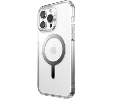Speck Presidio Perfect Clear + MS Apple iPhone 15 Pro Max Clear - with Microban