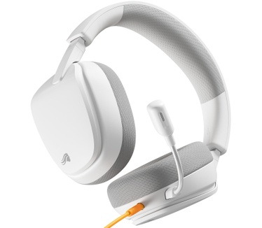 Glorious Glorious GHS Eternal - Stereo gaming headset voor pc, PS5, PS4, Xbox, Switch - Custom-tuned, gekantelde drivers, verstelbare, kristalheldere, afneembare mic, 3,5 mm - Duurzaam, dag/nacht comfort - Wit