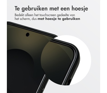 Accezz Gehard Glas Privacy Screenprotector + Applicator