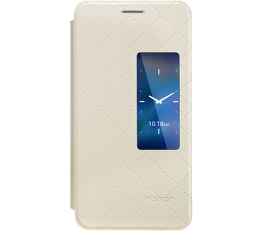 Huawei Origineel S-View Book Cover voor Honor 6 - Beige