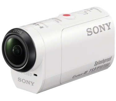 Sony Action Cam Mini met Wi-Fi en fietsbevestigingsset Wit