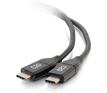 CablesToGo 1,8M (6FT) USB-C 2.0 MANNELIJK NAAR MANNELIJK KABEL (5A)