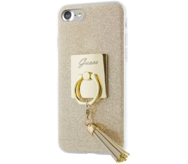 Guess Ring TPU Case Back Cover - Apple iPhone 7 (4.7") - Goud Goud