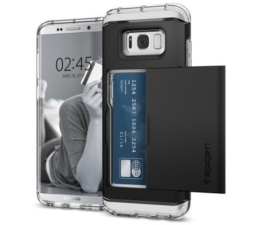 Spigen Samsung Galaxy S8 Hoesje Crystal Wallet Zwart