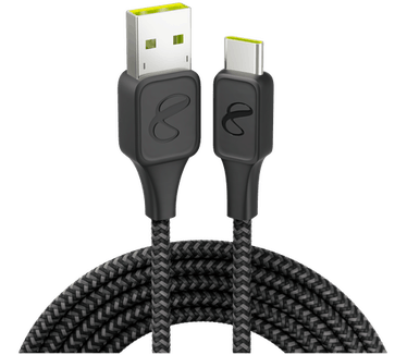 InfinityLab InstantConnect USB-A to USB-C Zwart