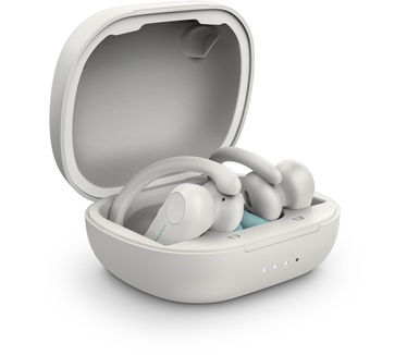 Energy Sistem Earphones Sport 4 True Draadloze sporthoofdtelefoon (True Wireless Stereo, Secure-Fit, zweetbestendig, IP65) - wit
