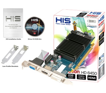 HIS 6450 Silence 2GB DDR3