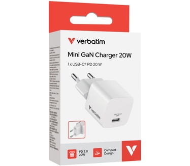 Verbatim Mini GaN Charger 20W