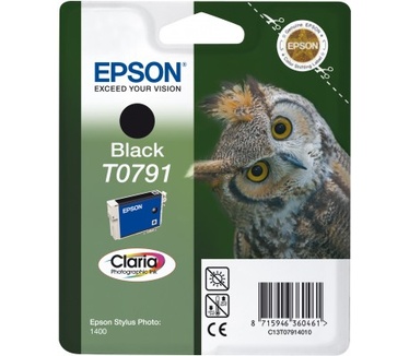 Epson inktpatroon Black T0791 Claria Photographic Ink
