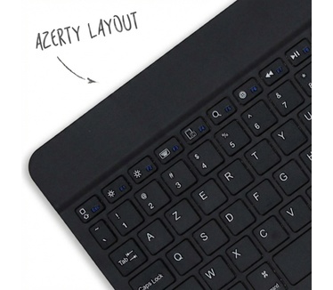 Accezz AZERTY Bluetooth Keyboard Bookcase