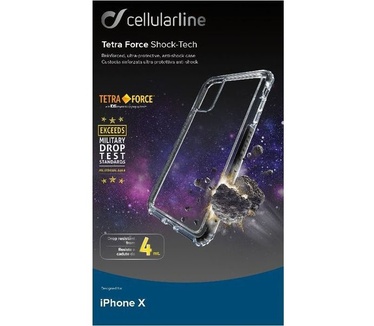 Cellular Line TETRACPROIPHXK (iPhone X) Transparant