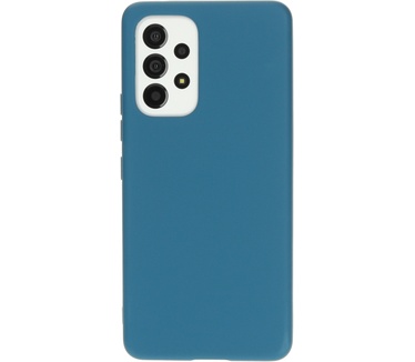 Mobiparts Silicone Cover Samsung Galaxy A53 (2022) Blueberry Blue