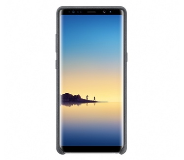 Samsung Galaxy Note 8 Alcantara leather cover  Grijs