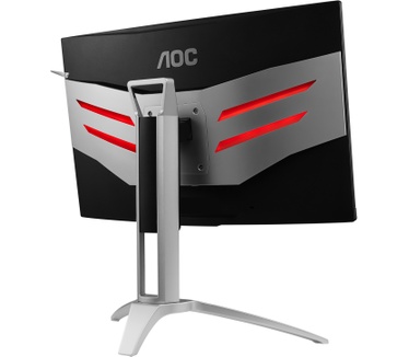 AOC AG272FCX Zilver, Zwart