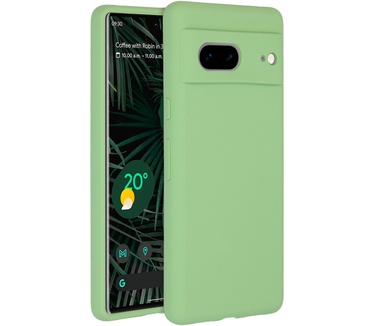 Accezz Liquid Silicone Backcover Google Pixel 7 - Groen