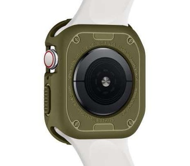 Spigen Rugged Armor Apple Watch (44mm) Hoesje - Groen