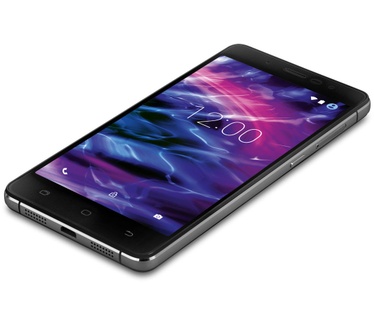 Medion LIFE ® S5004 4G Smartphone Black Aluminium, Zwart