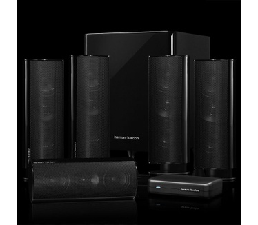 Harman Kardon Harman Kardon, HKTS35BQ 5.1 Thuisbioscoop speakersysteem met draadloos subwoofer (Zwart) 5.1 (Zwart)