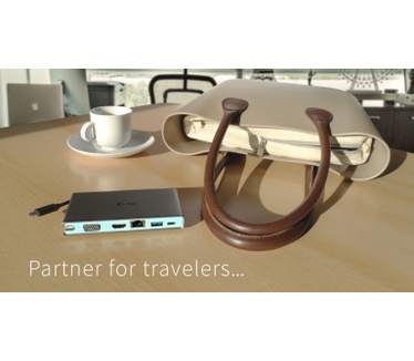 iTEC USB-C Travel Dock 4K HDMI or VGA, 20cm USB-C Cable