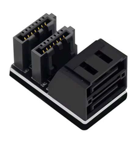 90 degrees SATA converter