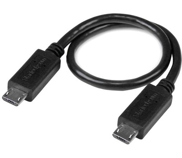 Startech.com 20 cm USB OTG kabel Micro USB naar Micro USB M/M USB OTG Adapter