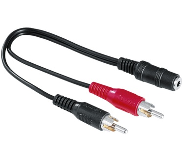 Hama Audio Adapter 2 RCA M - jack 3.5 F