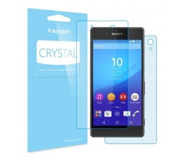 Spigen Crystal Screen Protector Sony Xperia Z3+ - 2 Front / 1 Back - SGP11538