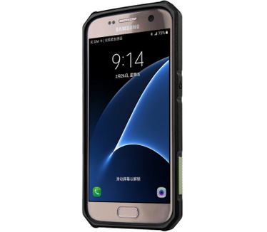 Nillkin Hard Case Defender II - Samsung Galaxy S7 - Zwart / Groen Groen