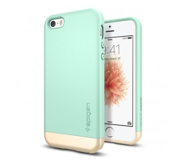 Spigen Style Armor Apple iPhone SE Case - 041CS20179 - Mint
