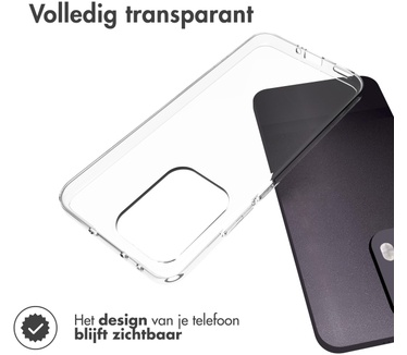 Accezz Clear Backcover Oppo Reno 13 Pro - Transparant
