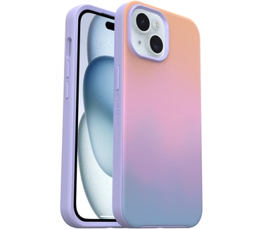 Otterbox Symmetry Series voor MagSafe voor iPhone 15, Soft Sunset (Purple) (iPhone 15) Paars