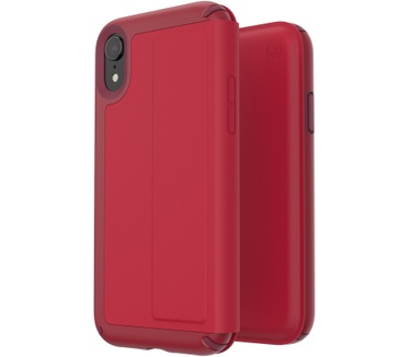Speck Presidio Folio Leather iPhone XR (iPhone XR) Rood