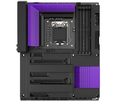 NZXT N7 Z370 Heatsink Cover - Glossy Purple