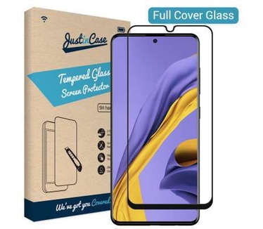 Just in Case Full Cover Tempered Glass Samsung Galaxy A51 Zwart