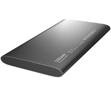 Vinsic Vinsic Extra Slim Power Bank Dual USB - 12000mAh - Zwart