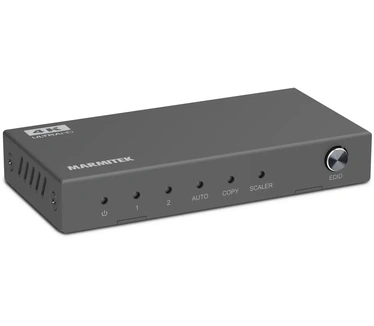 Marmitek HDMI Splitter 4K 60Hz Split 612 Pro - 1 In 2 Uit - HDCP 2.2 - Ondersteunt HDR en Ultra HD - HDMI verdeler voor schermen