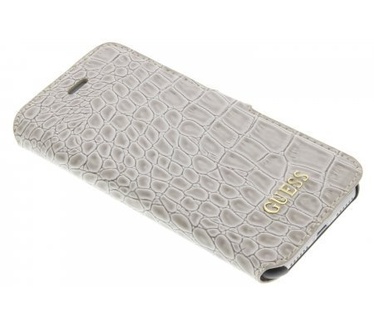 Guess Originele Croco Bookcase Hoesje voor de iPhone 7 - Beige